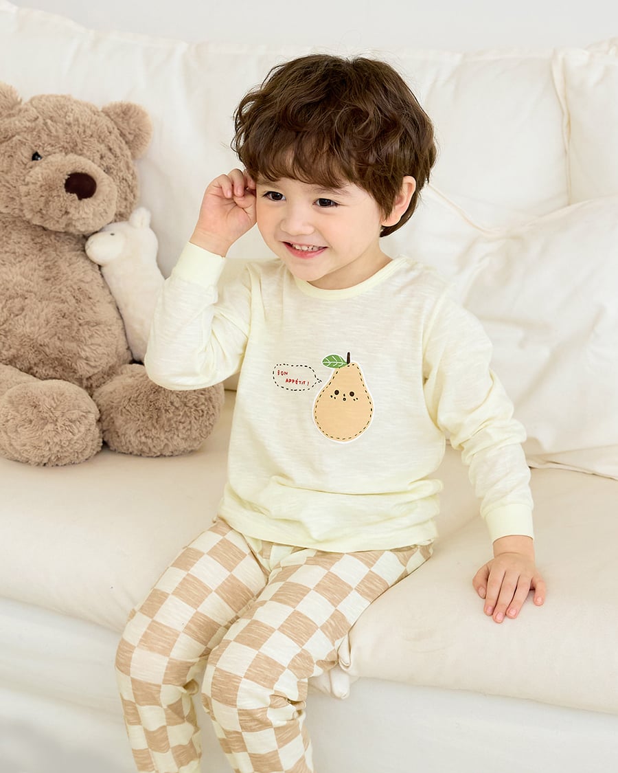 Bộ đồ dài cotton mịn bé trai và bé gái U1236
