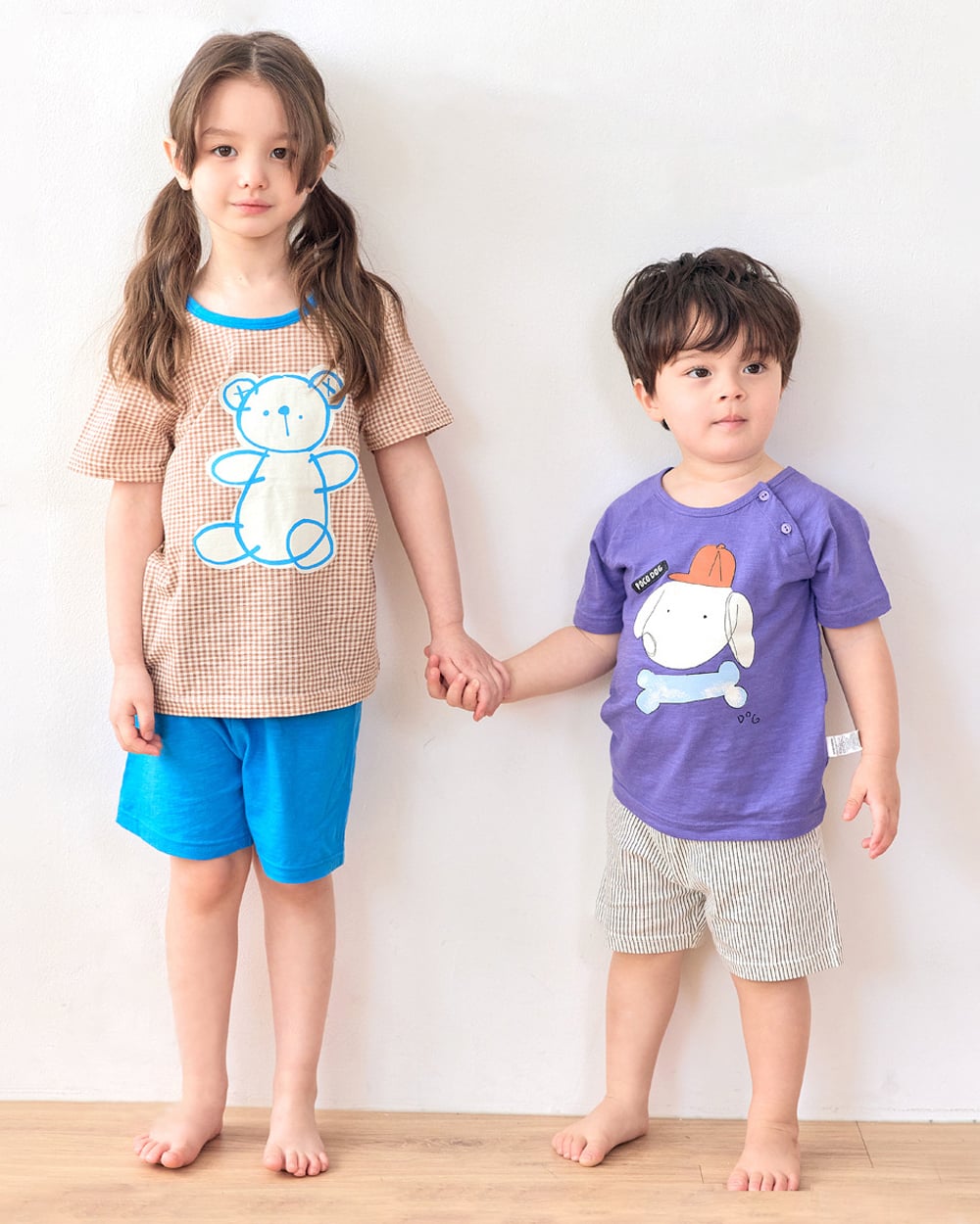 Bộ đồ ngắn cotton mịn bé trai U3107