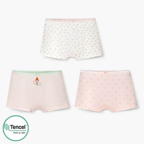 Set 3 quần chip đùi vải Tencel cho bé gái U6058