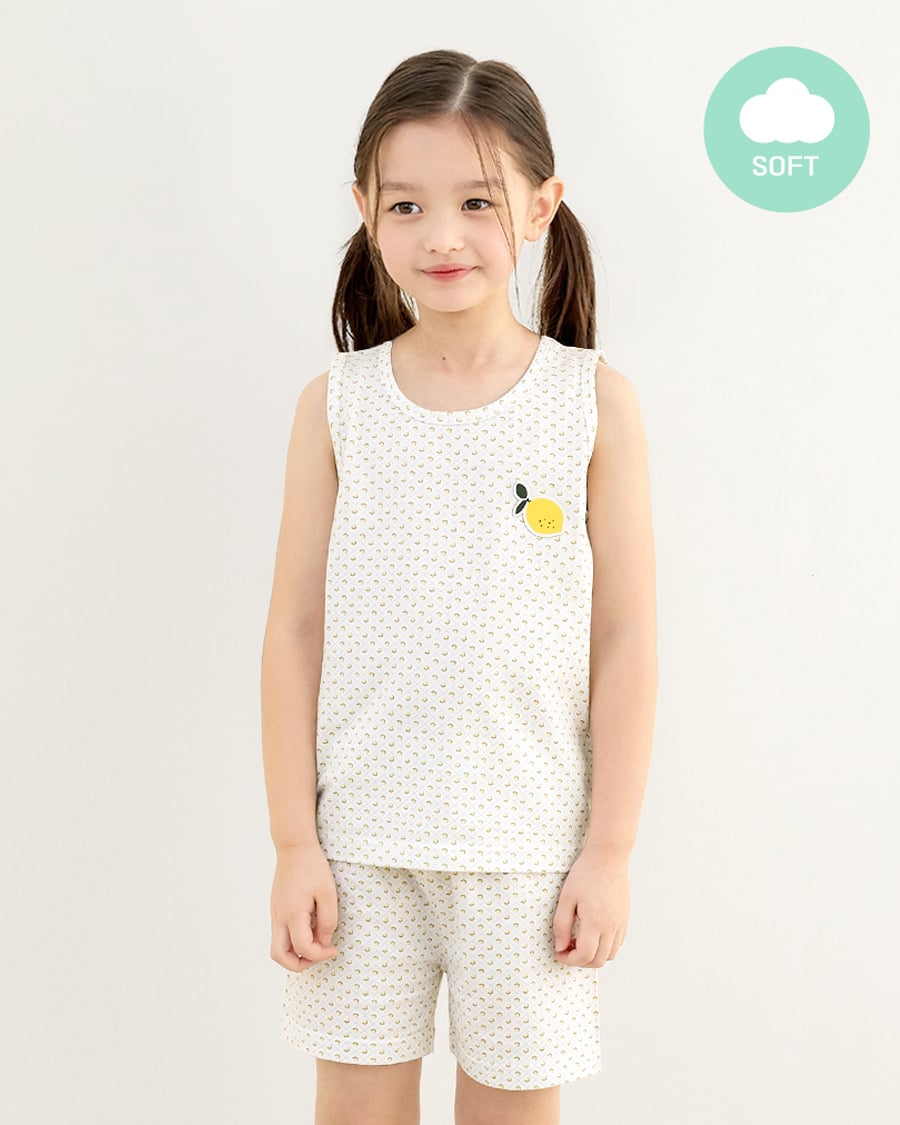 Bộ đồ ba lỗ cotton mịn bé gái và bé trai U4088
