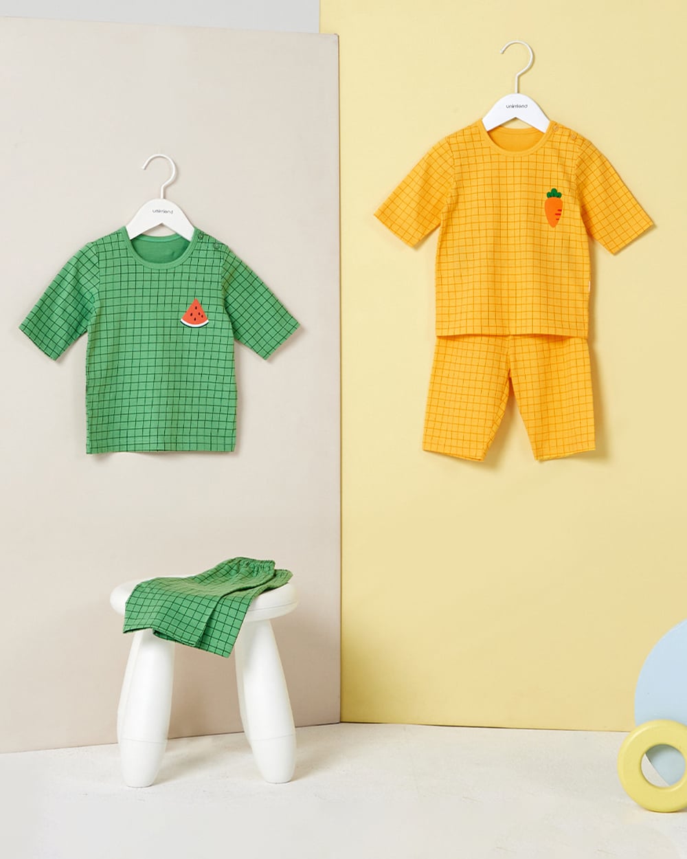 Bộ đồ lửng cotton mịn bé trai và bé gái U2040