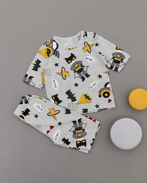 Bộ đồ lửng cotton giấy bé trai U2140