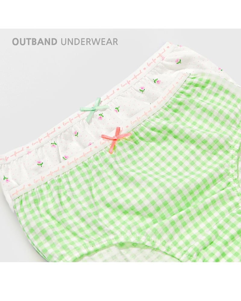 Set 5 quần chip tam giác bé gái U6034