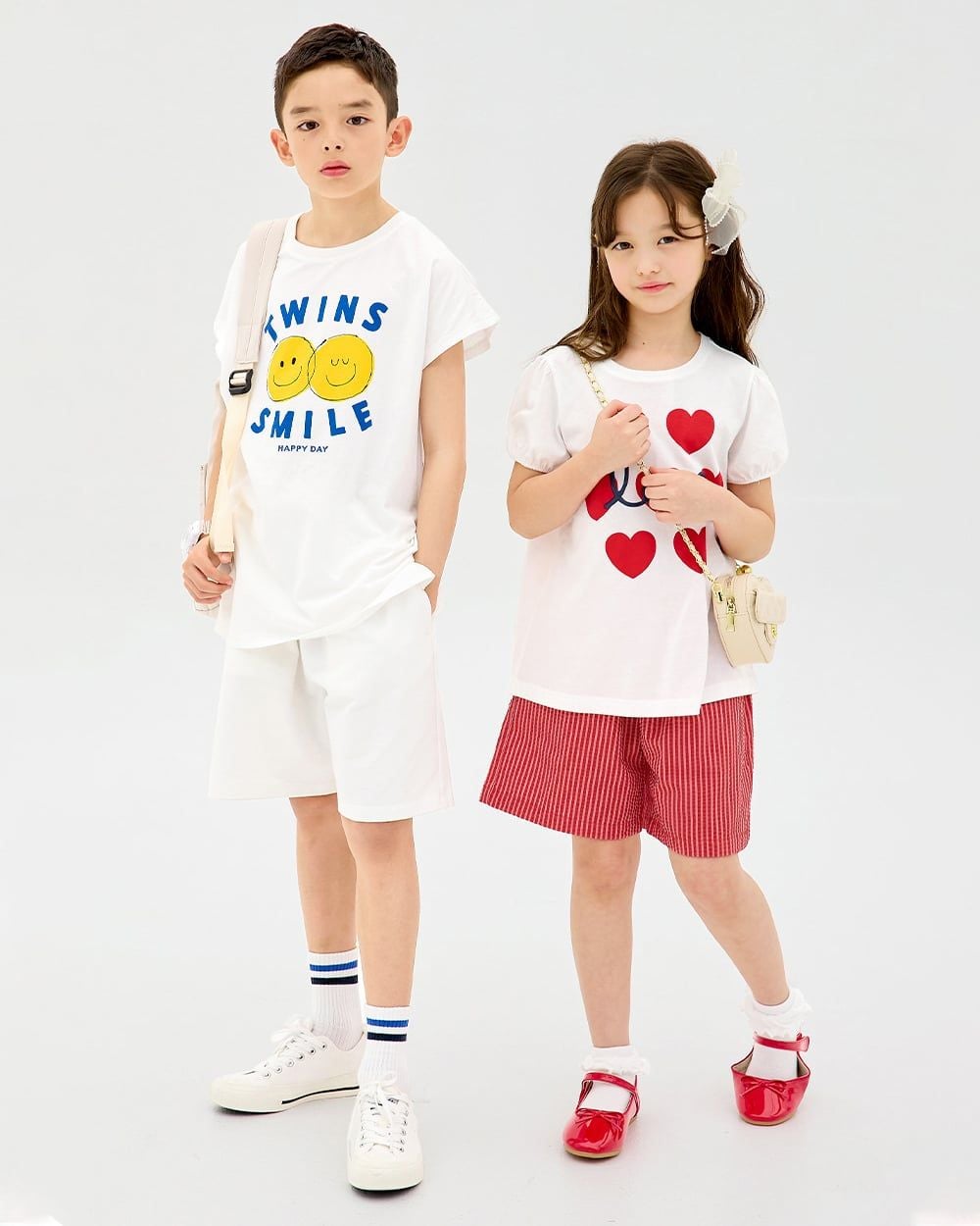 Bộ đồ ngắn cotton mịn bé gái U3215