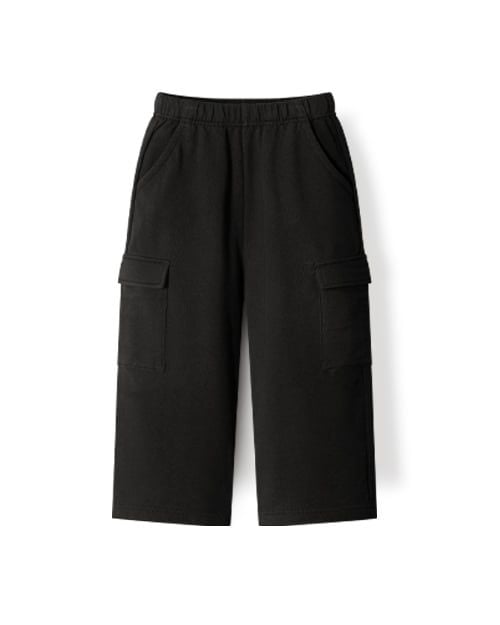 Quần cargo ống suông vải cotton spandex dày vừa U950S