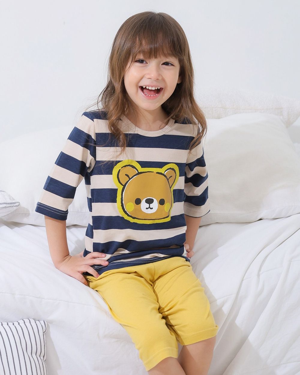 Bộ đồ lửng cotton mịn bé trai và bé gái U2110