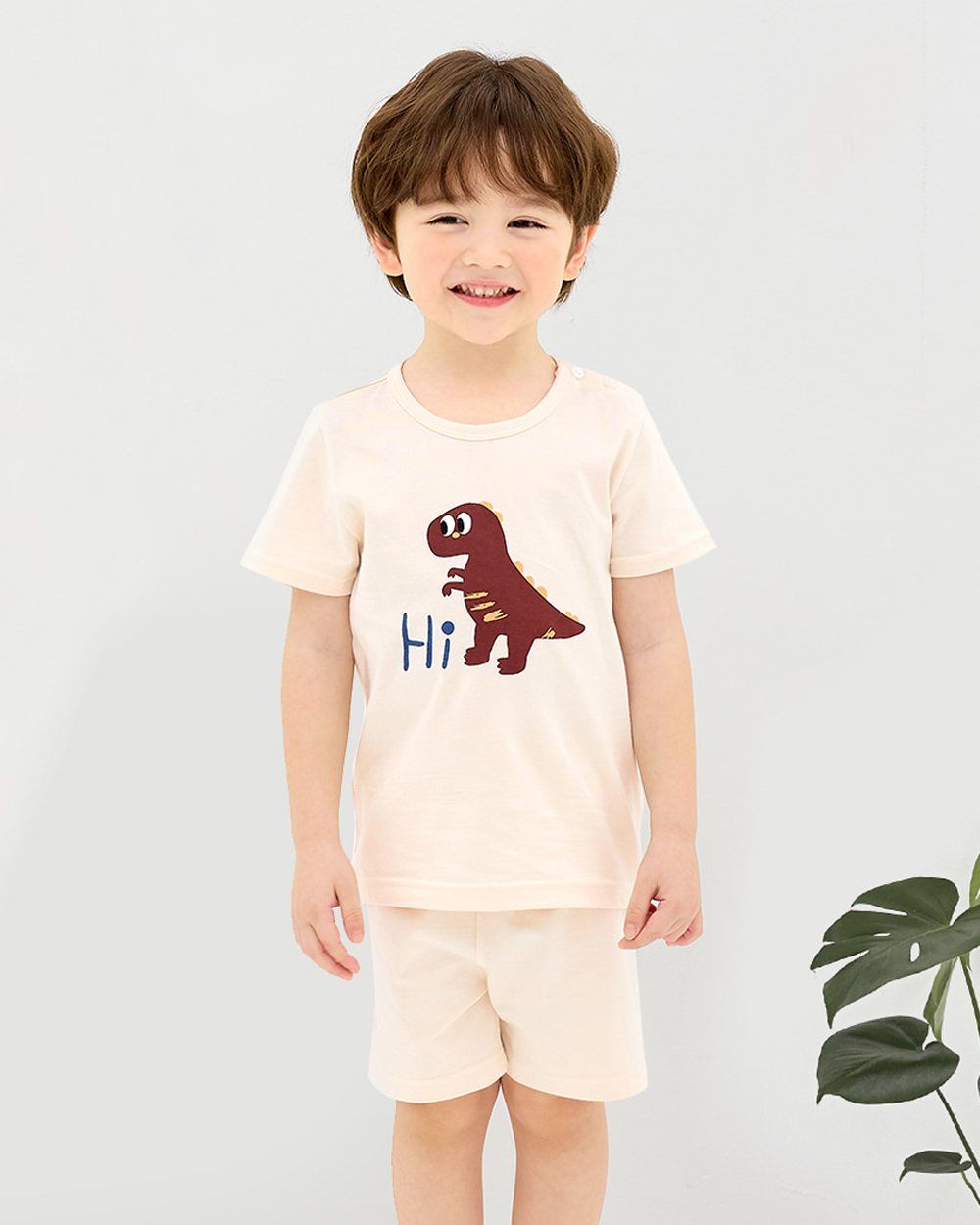 Bộ đồ ngắn cotton mịn bé trai U3195