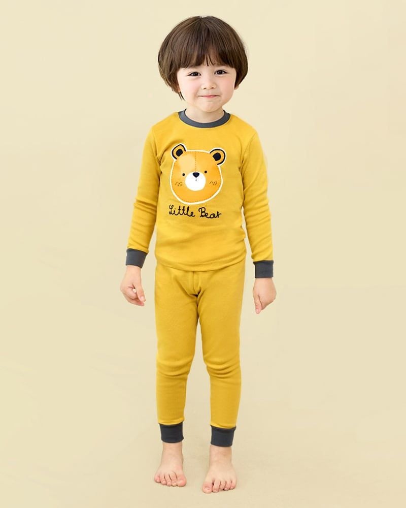 Bộ đồ dài dáng ôm cotton mịn bé trai và bé gái U1197