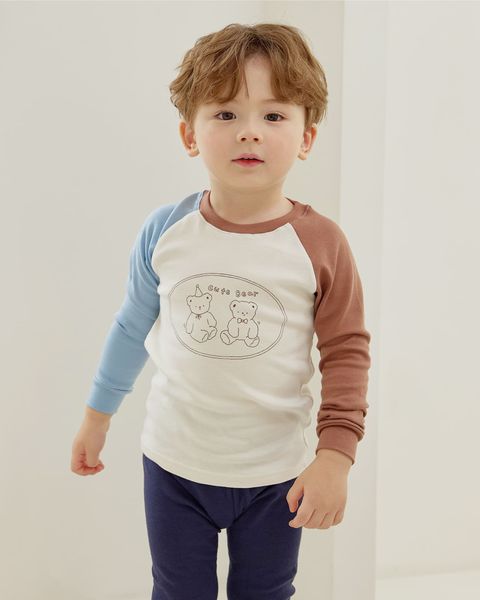 Bộ đồ dài dáng ôm cotton spandex bé trai U1318