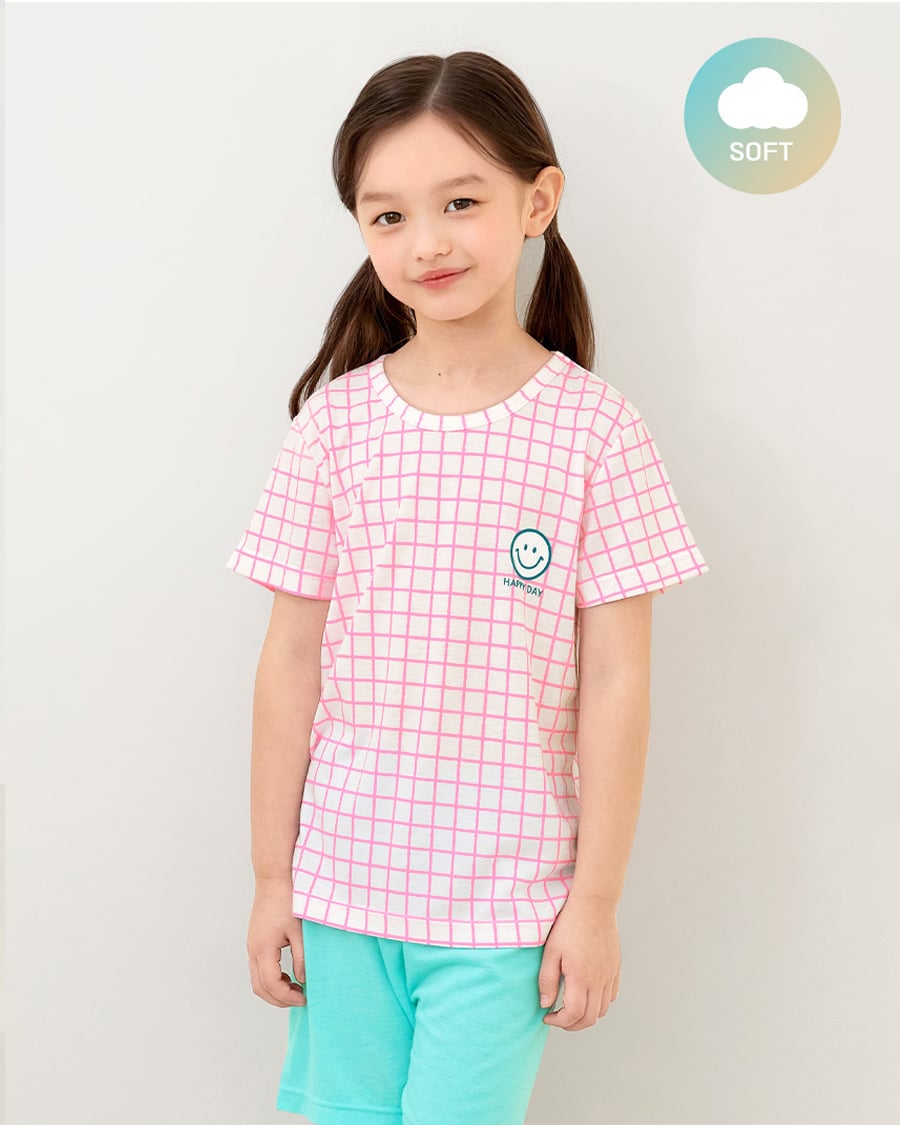 Bộ đồ ngắn Cool Feel mịn mỏng mát bé gái U3165