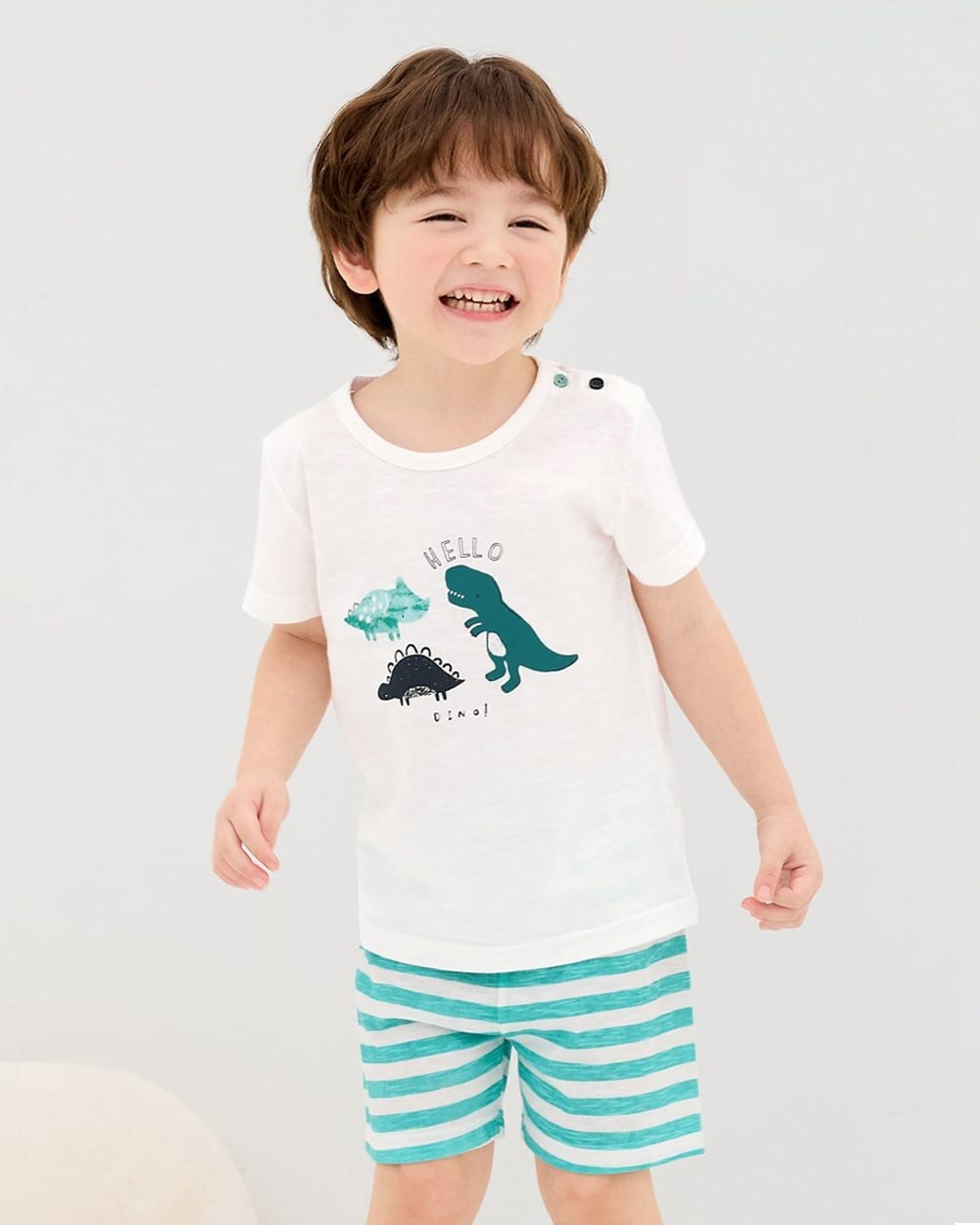 Bộ đồ ngắn cotton mịn bé trai U3201