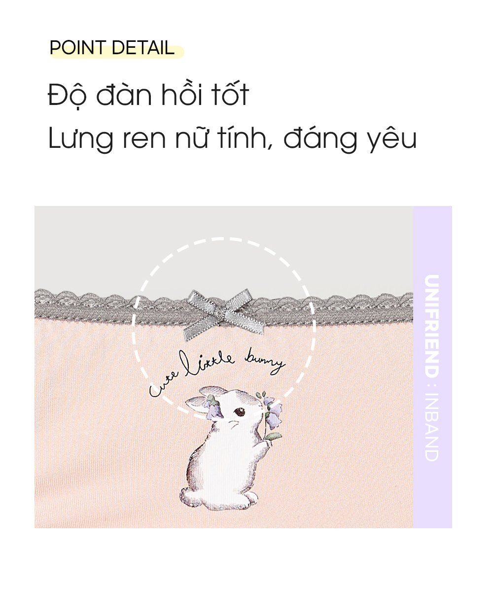 Set 3 quần chip đùi vải Tencel cho bé gái U6057