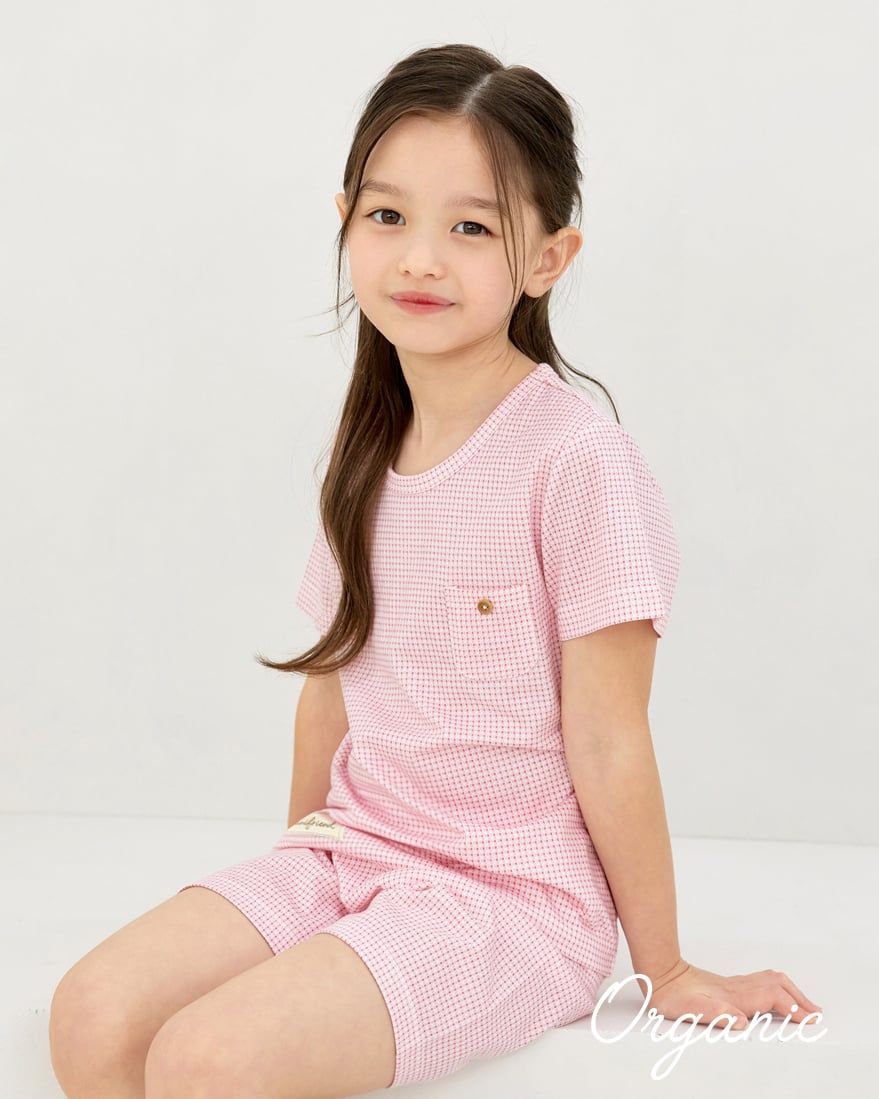 Bộ đồ ngắn cotton mịn bé gái U3222