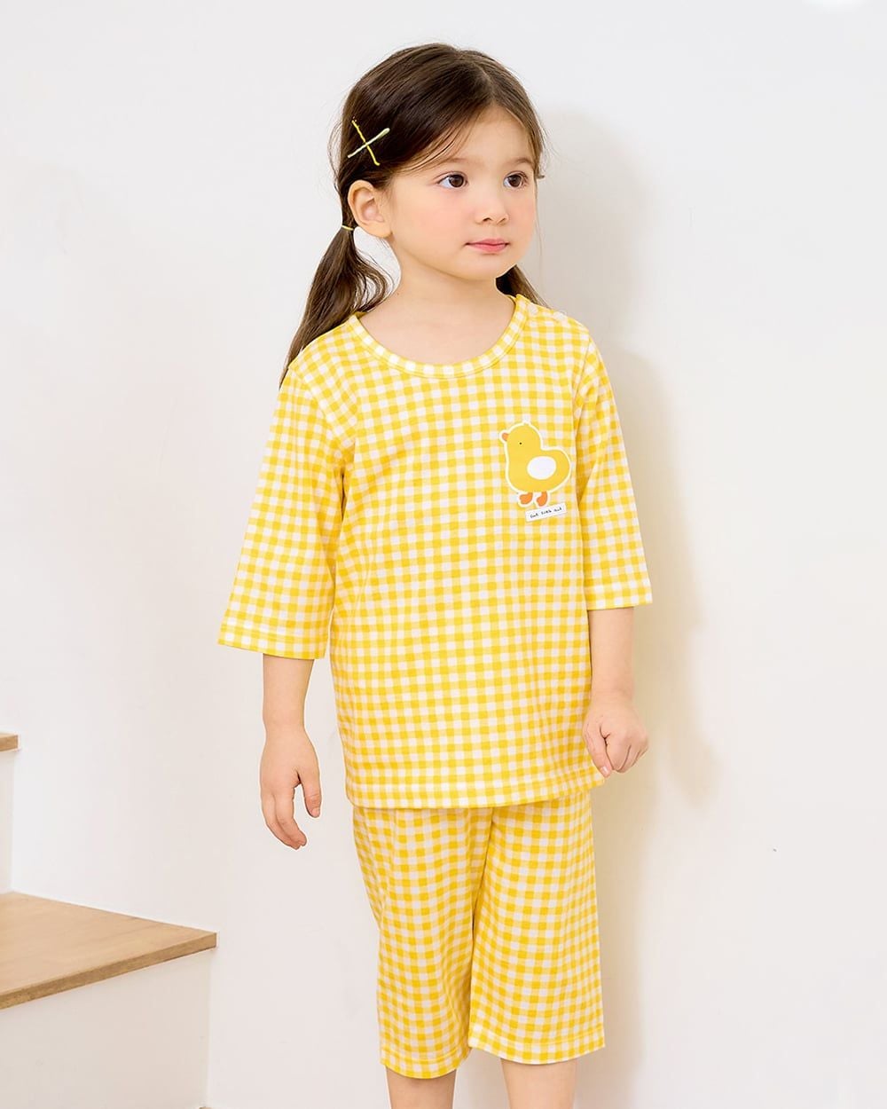 Bộ đồ lửng cotton mịn bé bé gái U2135