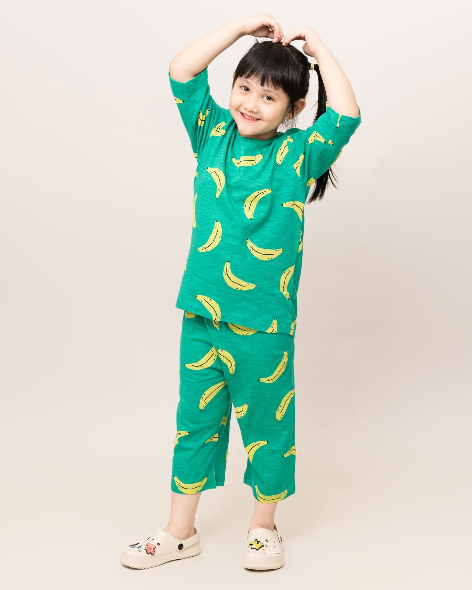 Bộ đồ lửng cotton mịn bé trai và bé gái U2164