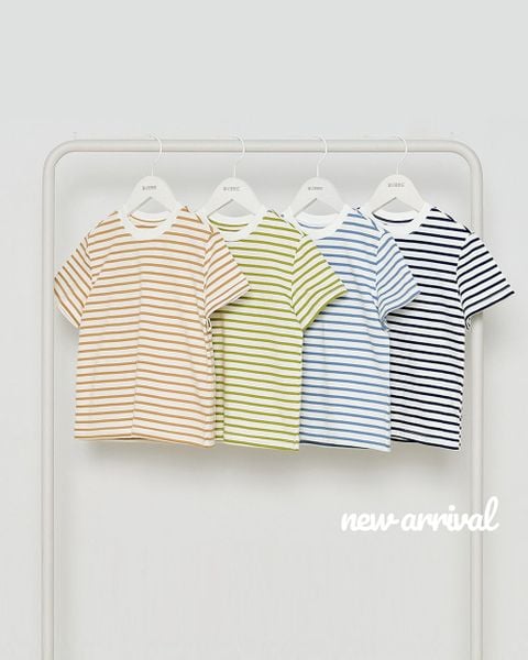 Áo phông ngắn tay cotton mịn bé trai và bé gái U900A