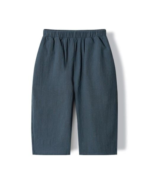 Quần vải cotton dệt thoi, mỏng nhẹ, dài đến mắt cá chân U950R