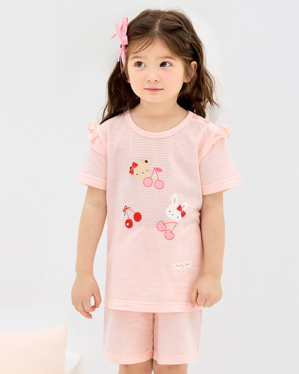 Bộ đồ ngắn cotton giấy bé gái U3202
