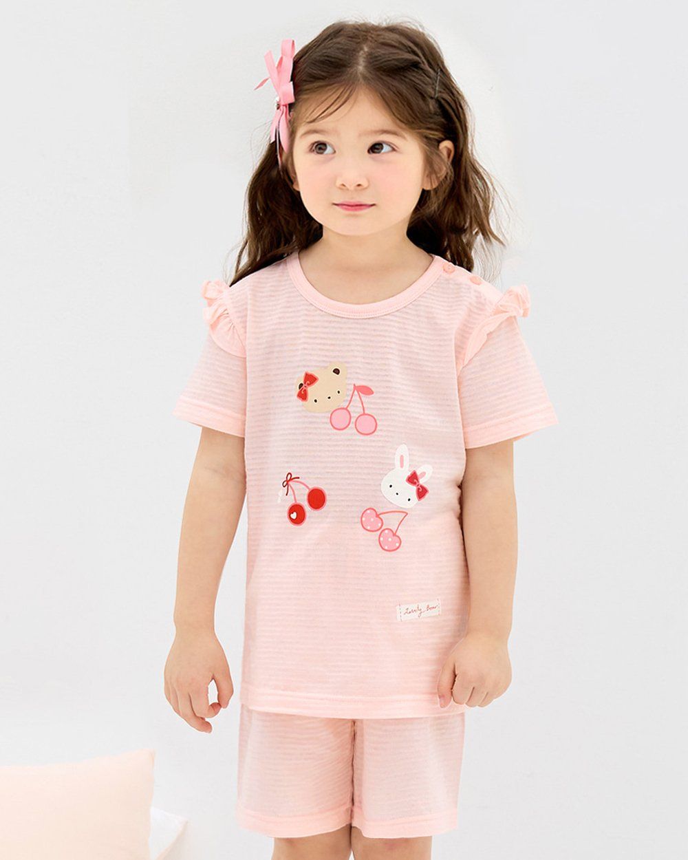 Bộ đồ ngắn cotton giấy bé gái U3202