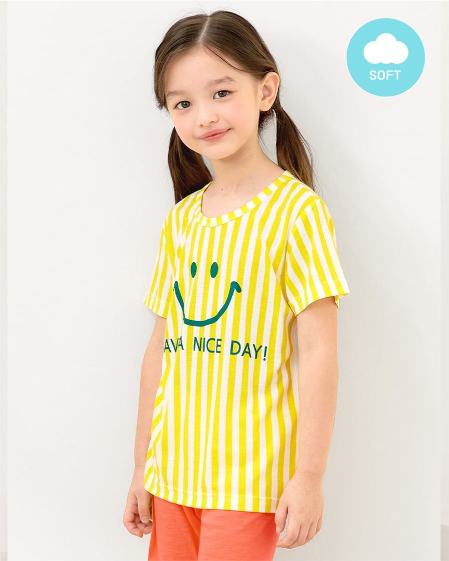 Bộ đồ ngắn Cool Feel mịn mỏng mát bé gái U3170