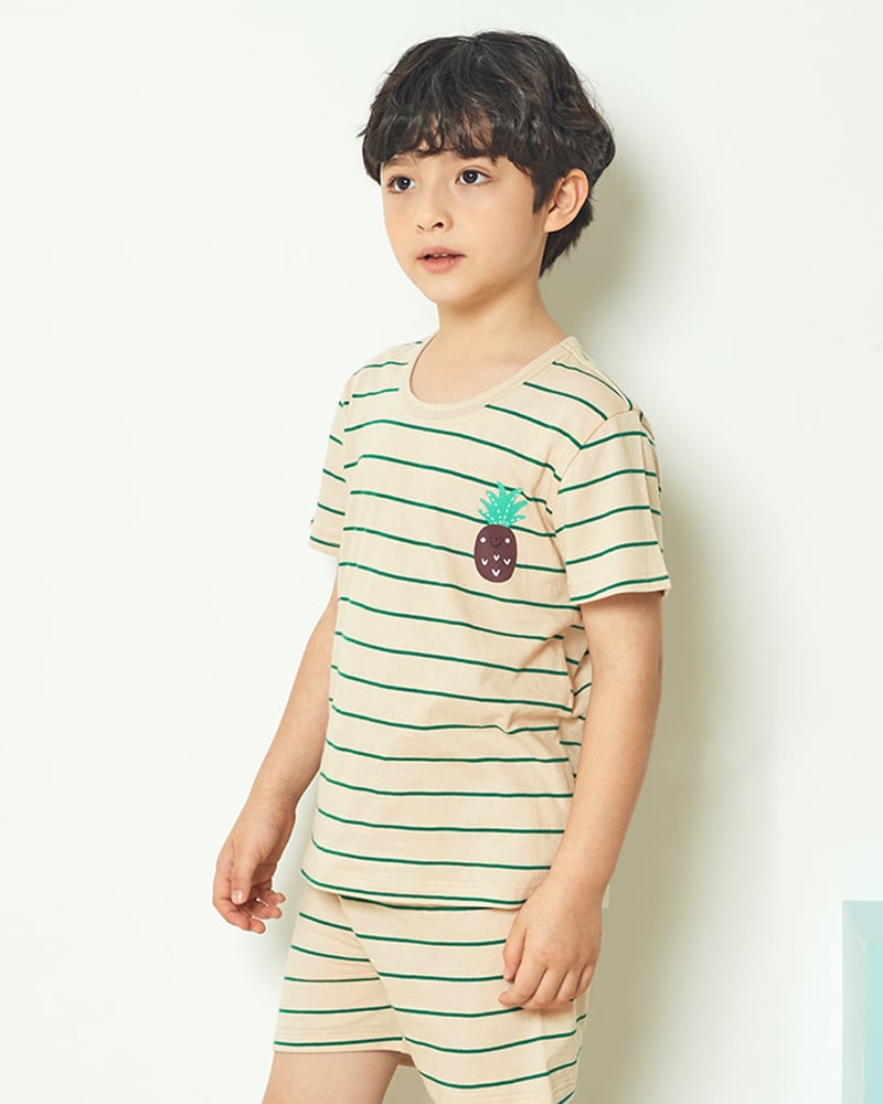 Bộ đồ ngắn cotton mịn bé trai U3009