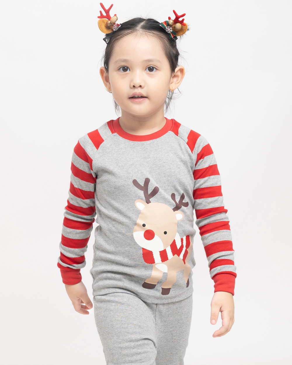 Bộ đồ dài dáng ôm cotton mịn bé trai và bé gái U1208