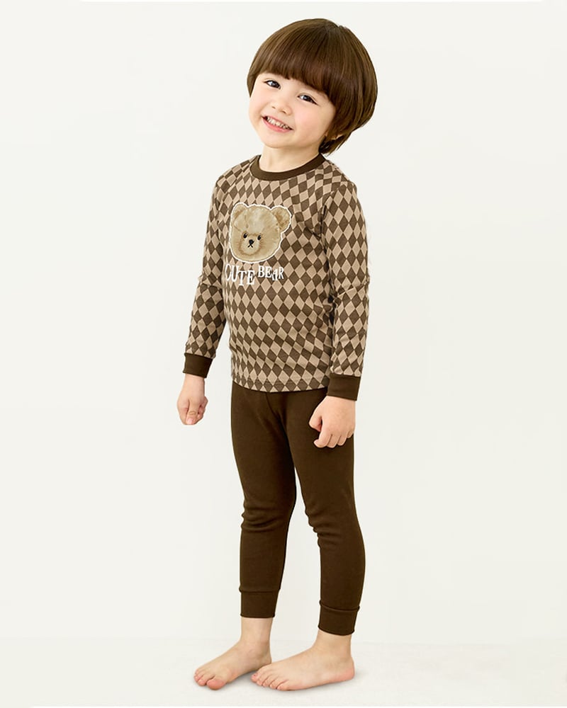 Bộ đồ dài dáng ôm cotton mịn bé trai và bé gái U1199