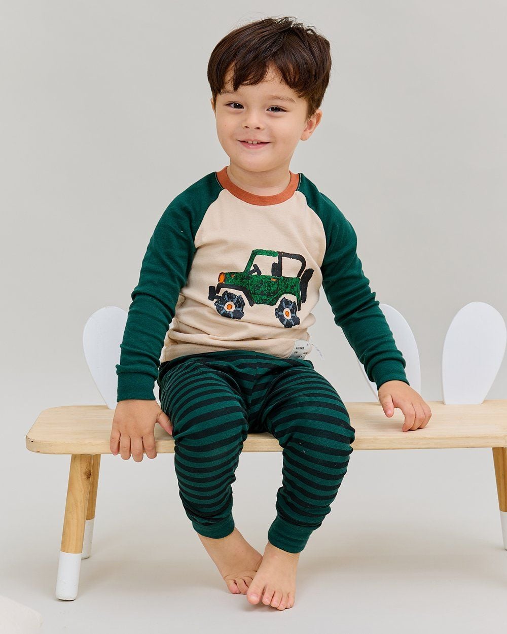 Bộ đồ dài dáng ôm cotton mịn bé trai U1147