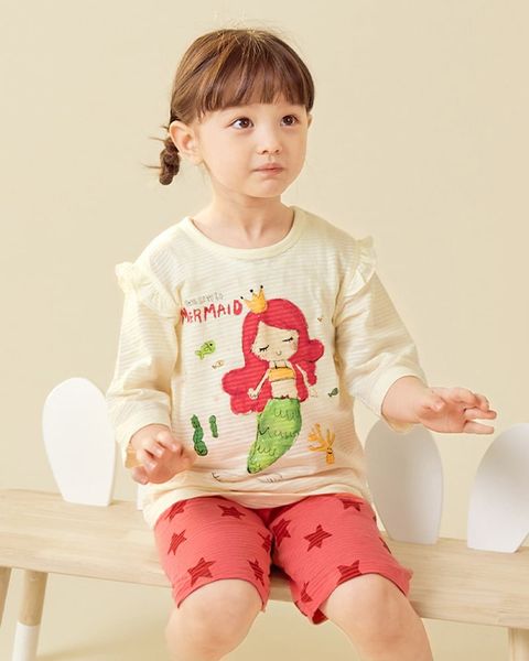 Bộ đồ lửng cotton giấy bé gái U2063