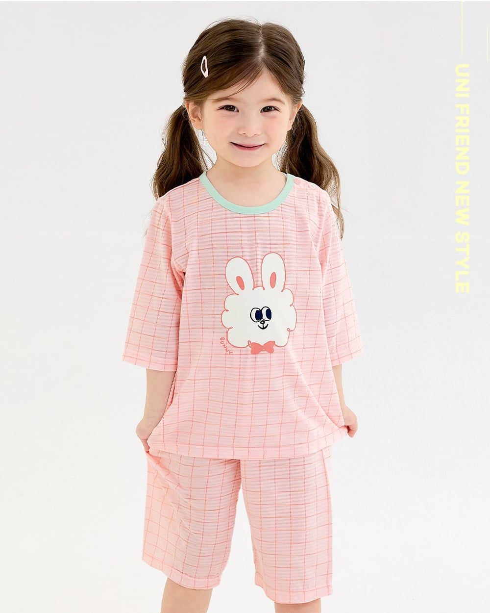 Bộ đồ lửng cotton giấy bé gái U2134