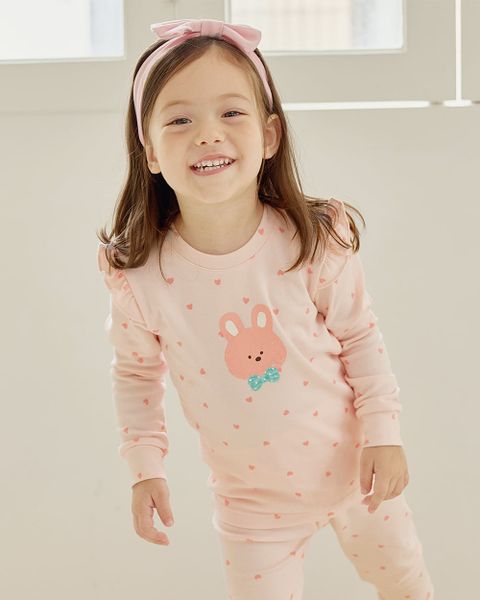 Bộ đồ dài dáng ôm cotton spandex bé gái U1319
