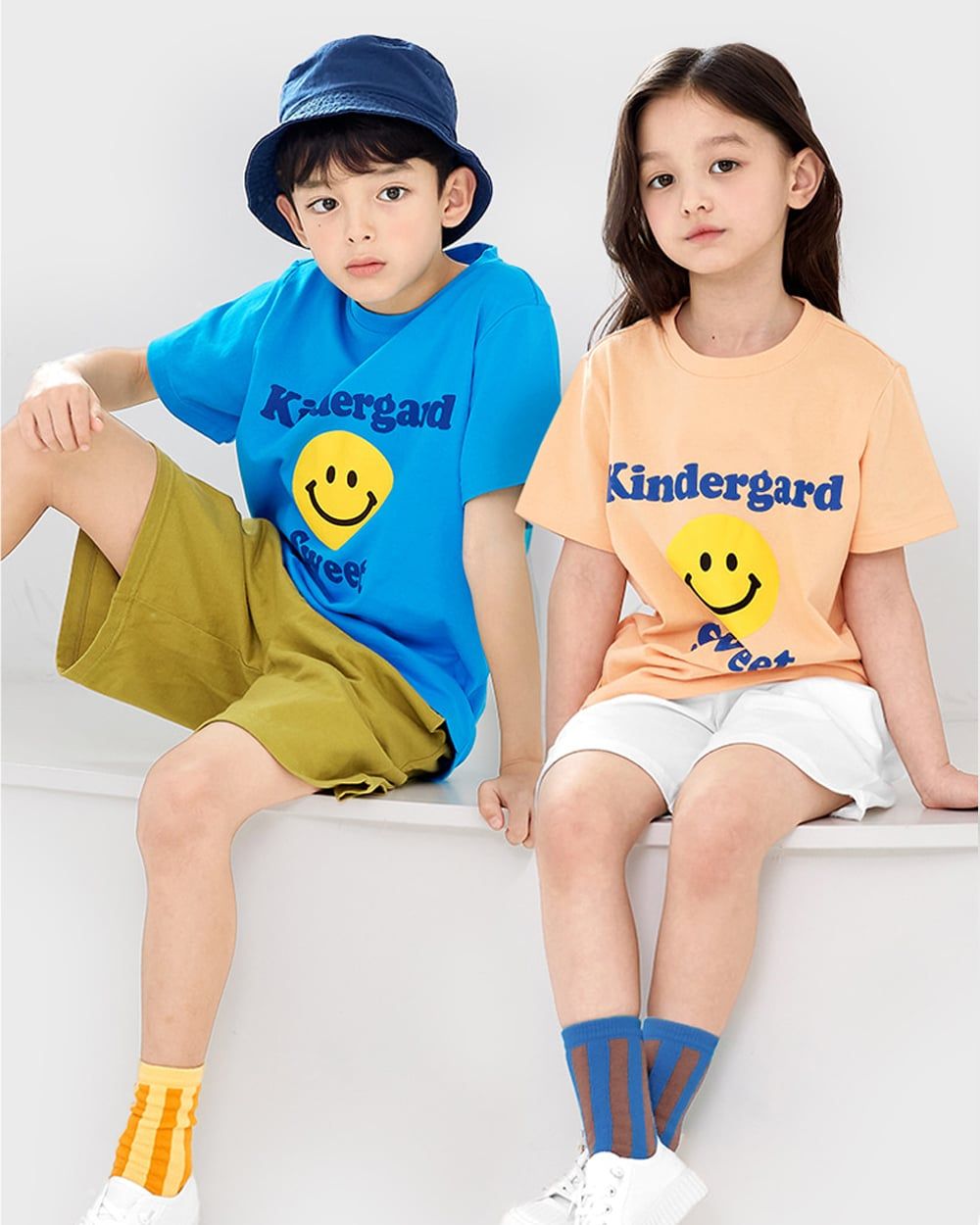 Bộ đồ ngắn cotton mịn bé trai và bé gái U3134