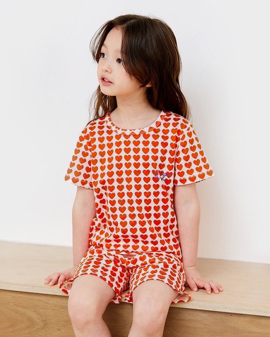 Bộ đồ ngắn cotton mịn bé gái U3124