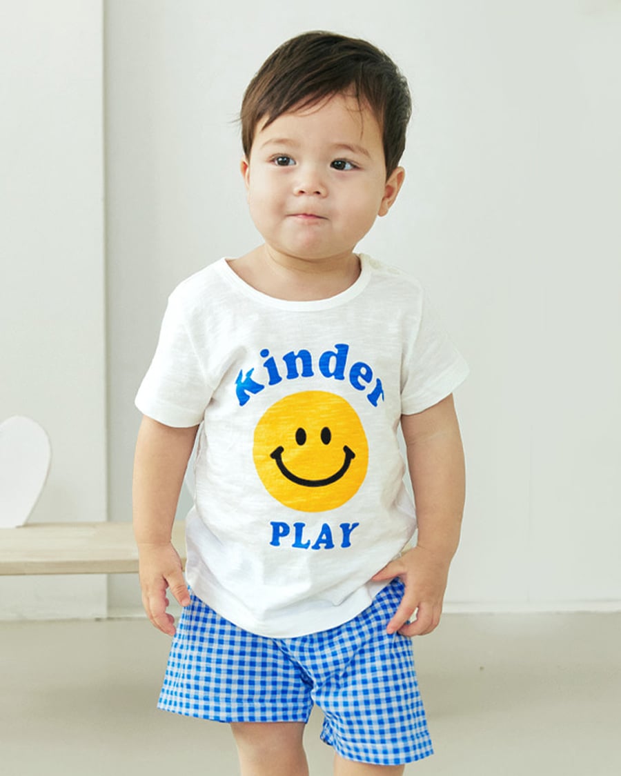 Bộ đồ ngắn cotton mịn bé gái và bé trai U3148