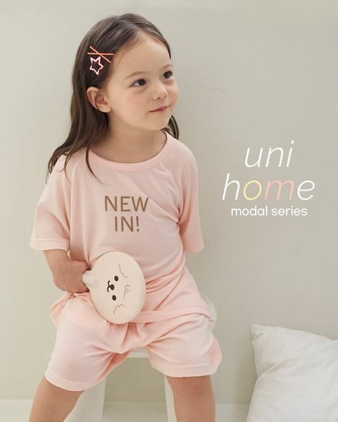 Bộ đồ ngắn mặc nhà vải Tencel Modal siêu mềm mát bé gái U3238