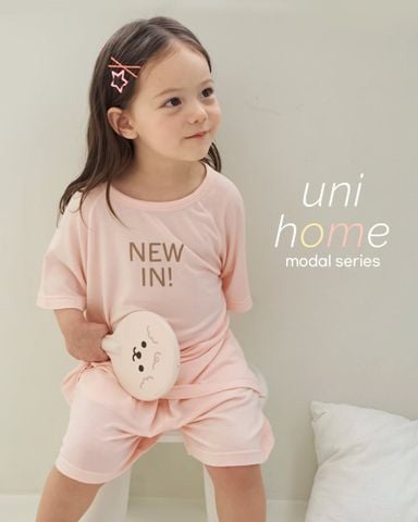 Bộ đồ ngắn mặc nhà vải Tencel Modal siêu mềm mát bé gái U3238