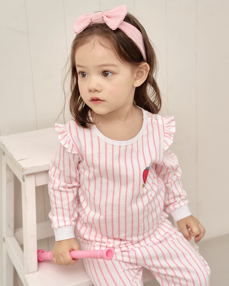 Bộ đồ dài cotton mịn dáng rộng bé gái U1308