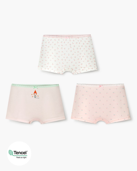 Set 3 quần chip đùi vải Tencel cho bé gái U6058