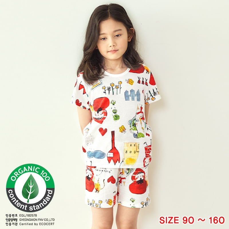 [Lẻ size] Bộ đồ ngắn cotton cho bé trai và bé gái lẻ size U8010