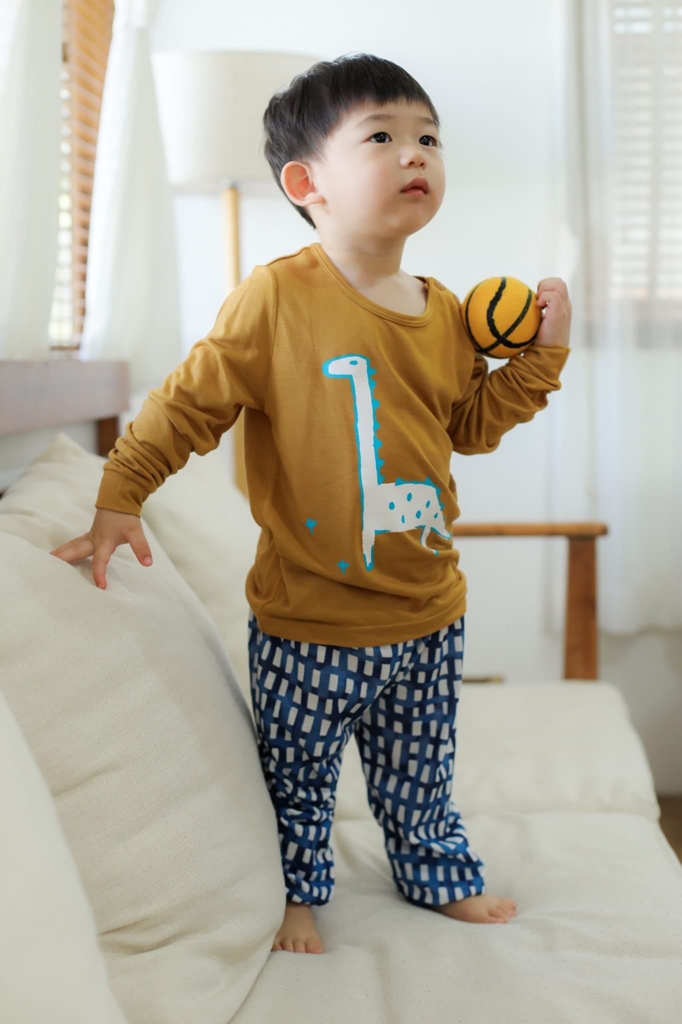 [Lẻ size] Bộ đồ dài tay cotton cho bé trai và bé gái lẻ size U8013
