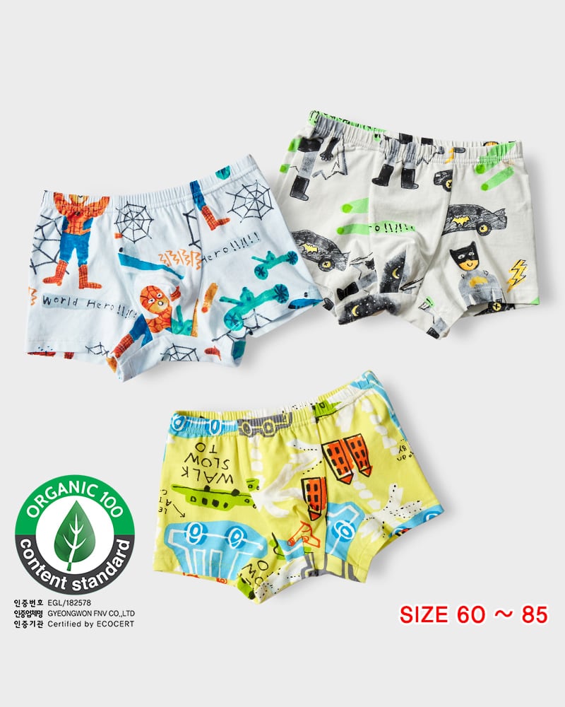 Set 3 quần chip đùi bé trai U6003