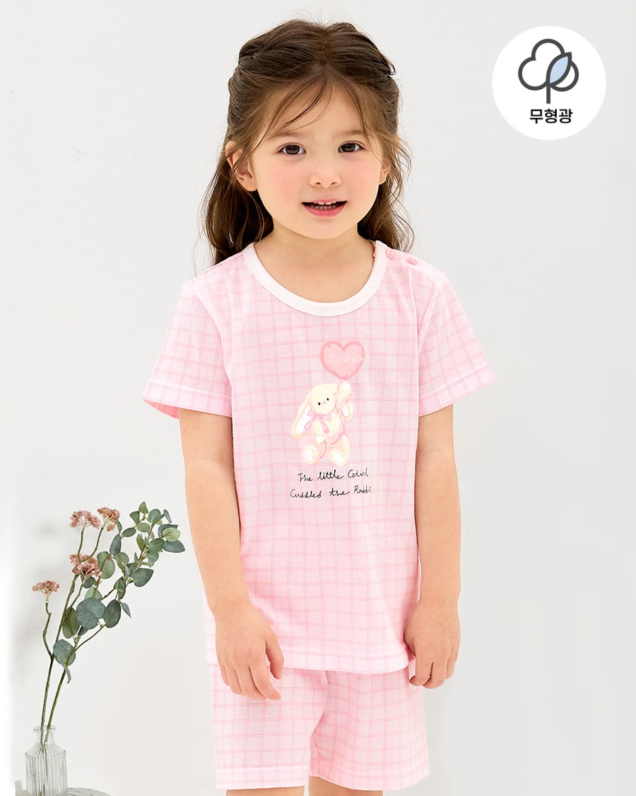 Bộ đồ ngắn cotton mịn bé gái U3197