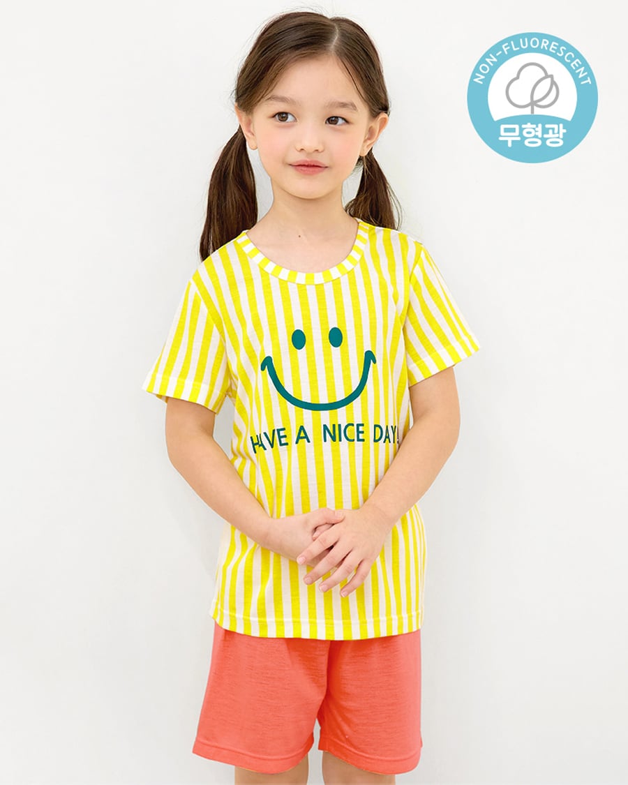 Bộ đồ ngắn Cool Feel mịn mỏng mát bé gái U3170