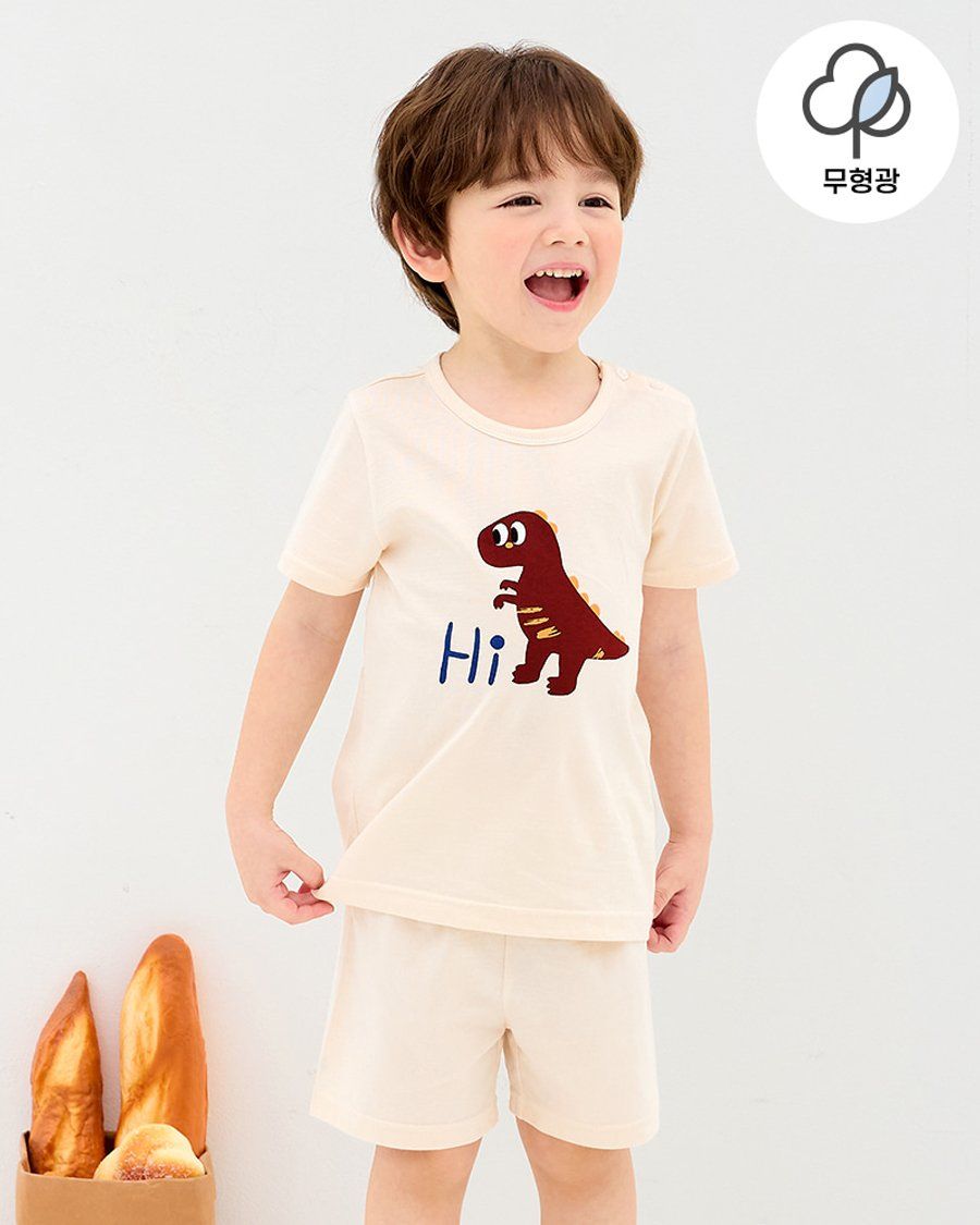 Bộ đồ ngắn cotton mịn bé trai U3195