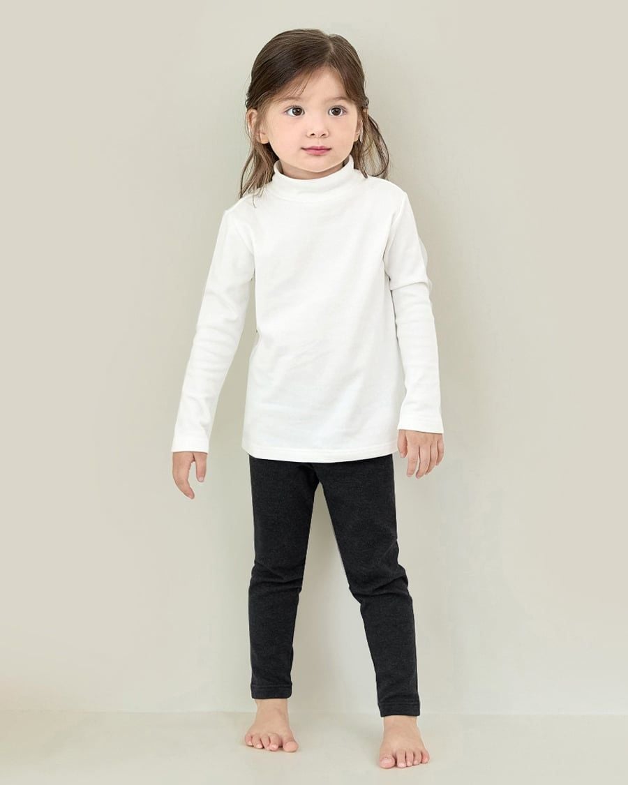 Quần legging dài vải nỉ cào bông ấm thu đông bé trai và bé gái U950E