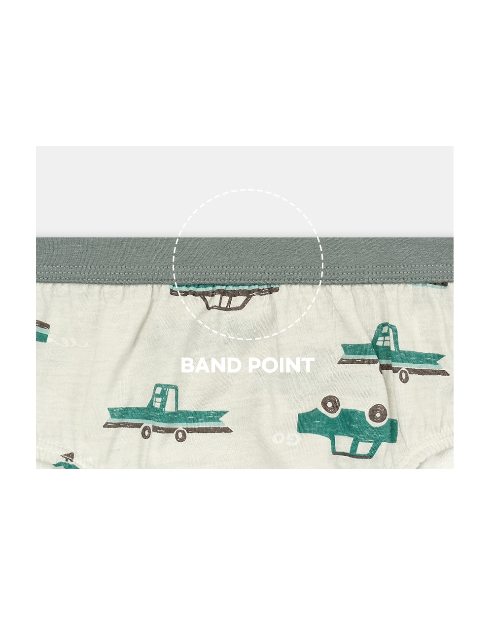 Set 5 quần chip tam giác bé trai U6051