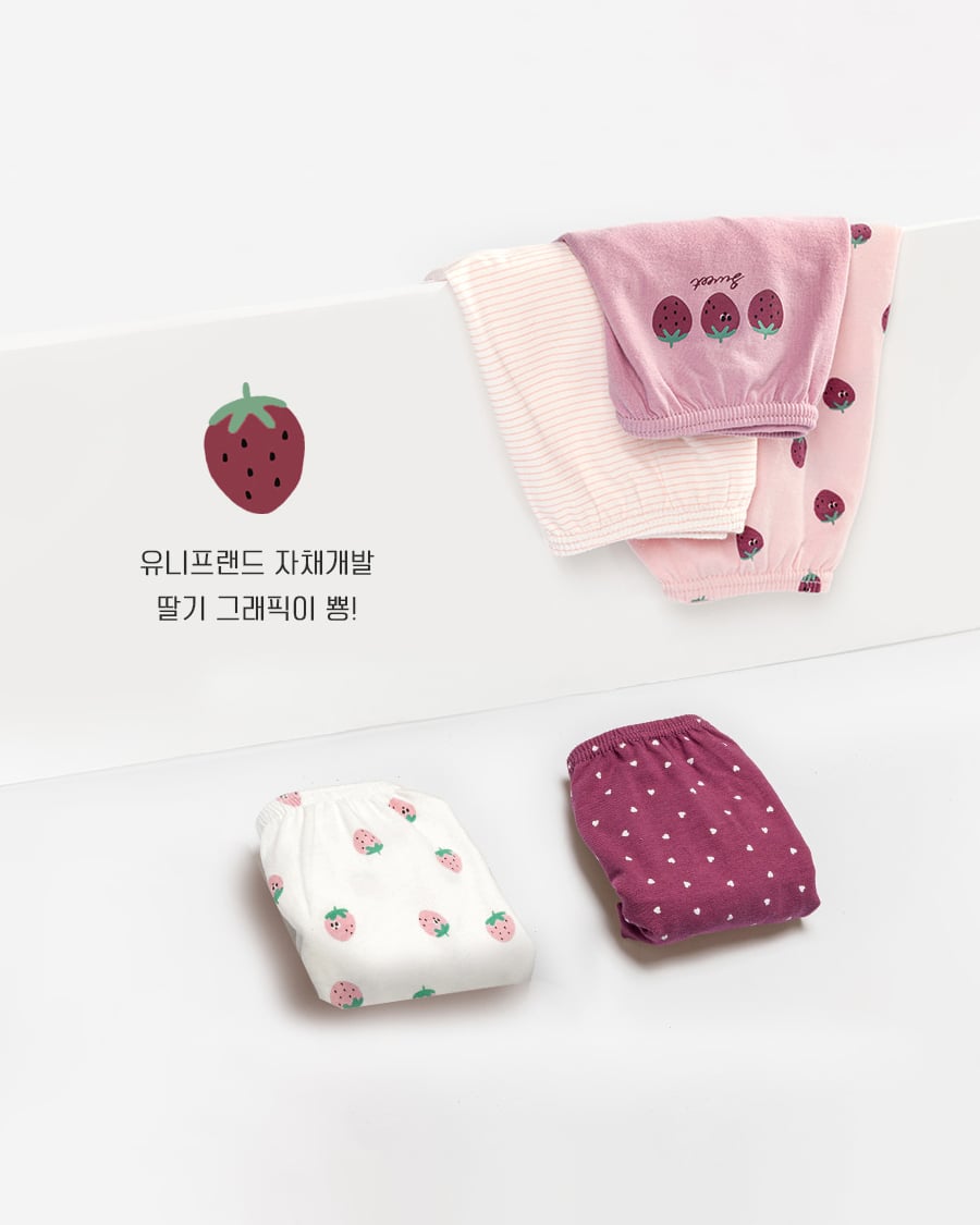 Set 5 quần chip đùi bé gái U6013