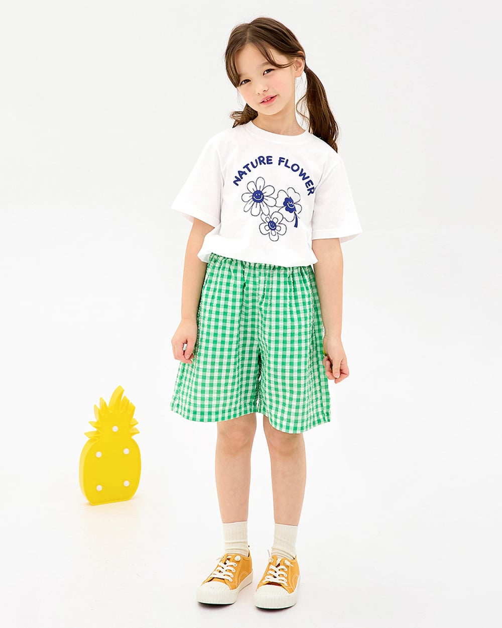 Bộ đồ ngắn cotton mịn bé gái U3214