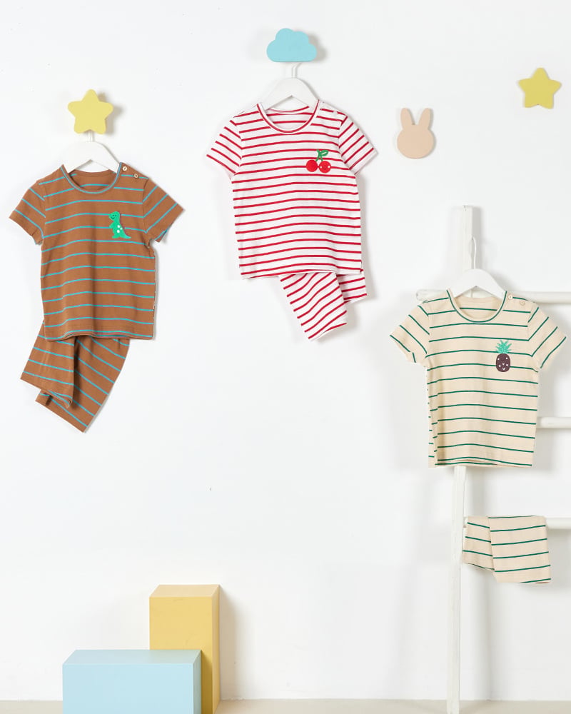 Bộ đồ ngắn cotton mịn bé trai U3028