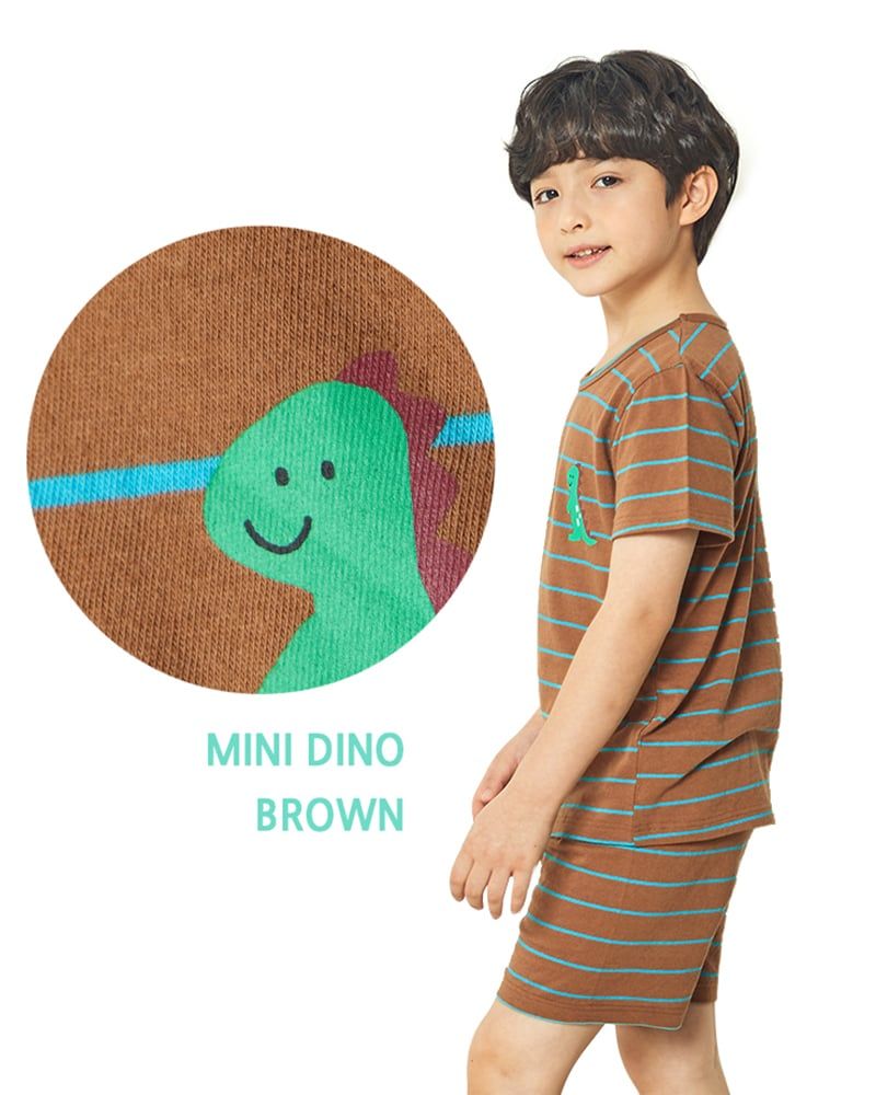 Bộ đồ ngắn cotton mịn bé trai U3028